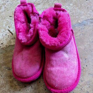 GENUINE KIDS CLASSIC MINI ULTRA UGGS LOW ZIPPER BOOTS SIZE 11